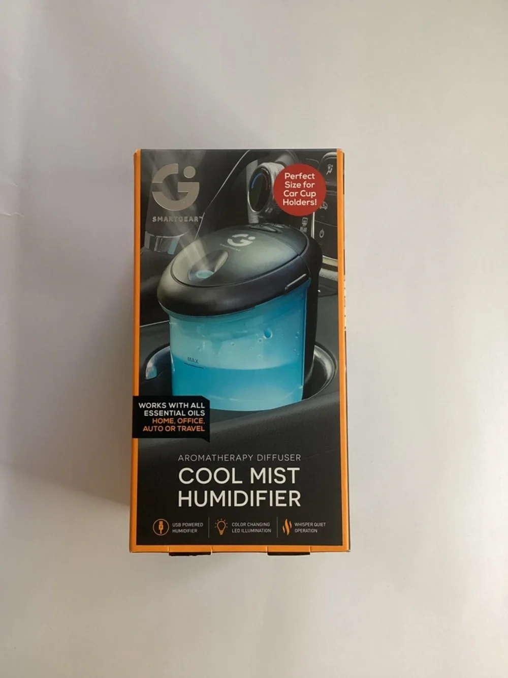 New Smart Gear Cool Mist Humidifier,home Office,auto,travel All Essential Oil